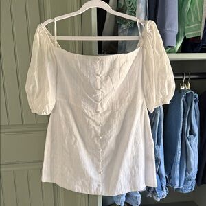 Rumer Elegant White Off-Shoulder Women's Dress